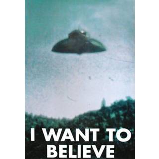 👉 Poster meerkleurig standard unisex st I Want To Believe st. 4035519236981
