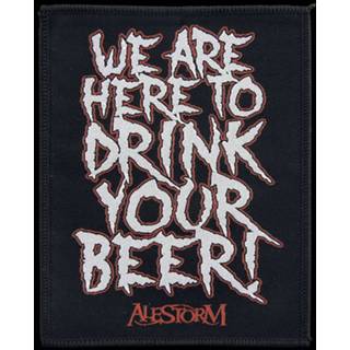 👉 Embleem meerkleurig alestorm standard unisex We Are Here To Drink Your Beer! 4056498190712