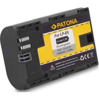 👉 Canon LP-E6 accu met infochip (Patona)