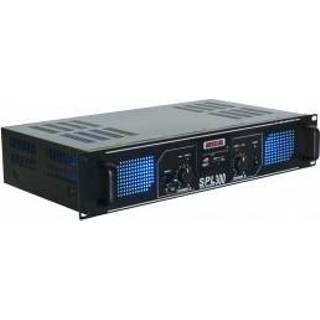 👉 Versterker blauwe zwart SkyTec SPL 300MP3 LED EQ