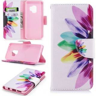 👉 Kleurrijke bloem Samsung S9 portemonnee hoesje 7435123754715