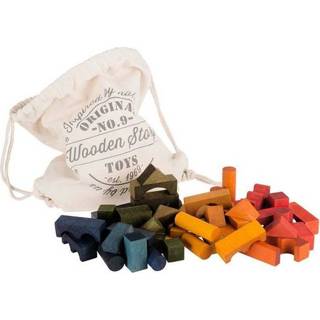 👉 Houten blok colored jongens meisjes gekleurd bricks blocks speelgoed fsc handmade Made in Poland Wooden Story - blokken, gekleurd, 100 stuks 5904730426145