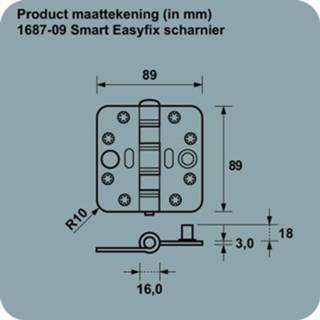 👉 RVS Axa Smart easyfix veiligheidsscharnier Gst 89 x 3mm SKG*** 1687-09-83/7V 8713249177700