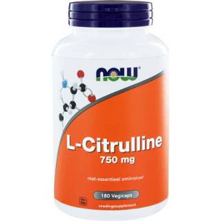 👉 Now L-citrulline 750 Mg (180vc)