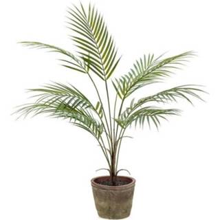 👉 Kunstplant groene kinderen palm Chamaedorea elegans in pot