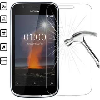 👉 Screen protector Nokia 1 Glazen Screenprotector - Kristalhelder 5712579895844