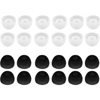 👉 Hoofdtelefoon silicone gel l 12 Pairs 24 PCS S M 4.5mm Earbud Cushion Replacement Headphone Headset Ear pads Covers Tips For Earphone MP3 H090 R
