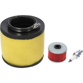 👉 Bougie NEW Air Filter Oil &Spark Plug for Honda Rancher 350 Foreman 400 450