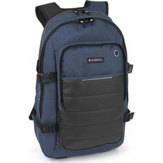 👉 Backpack Polyester + PU marine GABOL Compacte URBAN WORK Navy 8425126180597