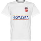 👉 Shirt wit Kroatië Team T-Shirt -