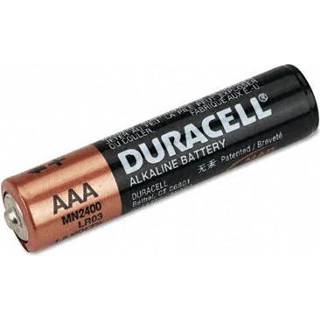 4 x AAA Duracell alkaline batterijen