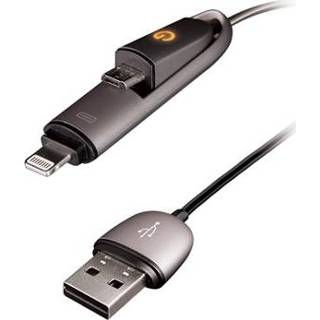👉 Energea microUSB + Apple MFI Lightning kabel in één
