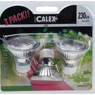 👉 Calex COB LED lamp GU10 240V 3W 230lm 2800K, blister 3 stuks 8712879133971