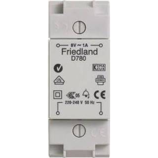 Friedland Beltrafo Friedland Beltrafo 8V 1Amp. 5004100611635