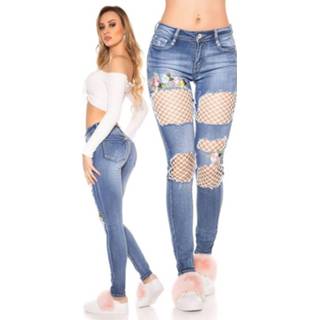 👉 Sexy Skinny Jeans X-TrEme Used with Net Jeansblue