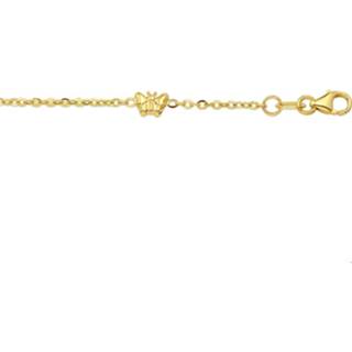 👉 Armband goudkleurig goud geelgoud unisex active TFT Vlinder 4,5 mm 11 - 13 cm 8718834048311