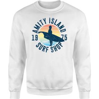 👉 Trui XXL truien wit Jaws Amity Surf Shop -