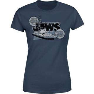 👉 Shirt XXL t-shirts vrouwen blauw Jaws Orca 75 Dames T-shirt - Navy