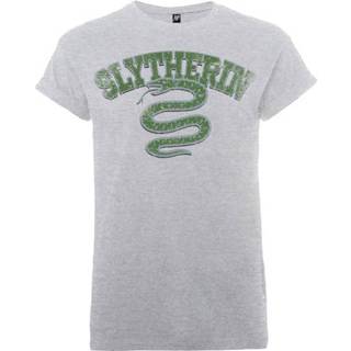 👉 Shirt m print mannen grijs Harry Potter Slytherin Heren T-shirt - 5056185765581