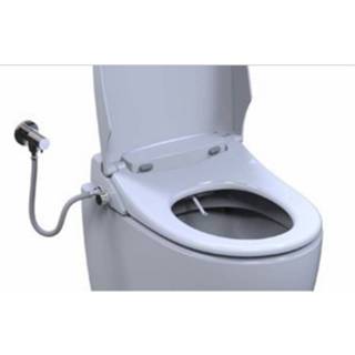 Douchewc Closetztting Rapo Lavalino met Wateraansluiting en Bidet-functie Softclose Quickrelease wit MEGA109803 Wateraansluiting wit Douchewc Closetztting Rapo Lavalino met en Bidet-functie Softclose Quickrelease 8719304374718