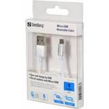 Sandberg MicroUSB Reversible Cable 1m 5705730440960