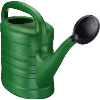 👉 Gieter groen kunststof Green Arrow met Broes 10 Liter