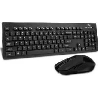 👉 Rii RK200 RF Draadloos QWERTY Engels Zwart toetsenbord