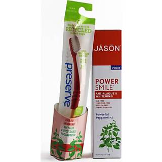 👉 Jason Powersmile Antiplaque & Whitening Toothpaste and Preserve Too...