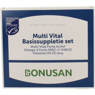 👉 Gezondheid vitamine Bonusan Multi Vital Basissuppletie Set 8711827106913