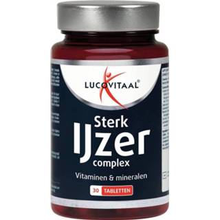 👉 Ijzer gezondheid vitamine Lucovitaal Sterk Complex Tabletten 30st 8713713041346