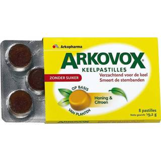 👉 Gezondheid gezondheidsproducten Arkovox Honing & Citroen Pastilles 8st 8715345003280