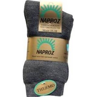 Naproz Thermo Sokken Maat grijs 101384 35-38 Thermo sokken grijs Naproz Maat 35-38 8714193101384