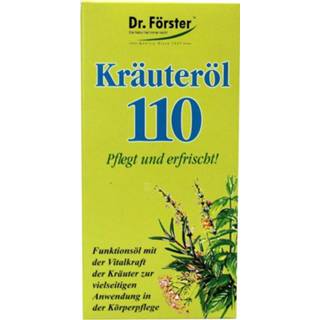 👉 Vitamine gezondheid Dr. Forster Kruidenolie 110 8714248014041