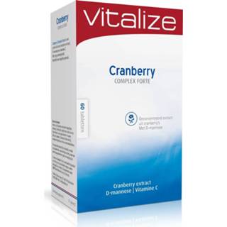 👉 Vitamine gezondheid Vitalize Cranberry Tabletten 60st 8717344370431