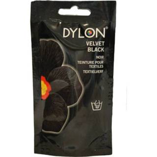 Textiel verf kunst huishoudelijke zwart Dylon Textielverf Handwas 12 Velvet Black 5000325020986