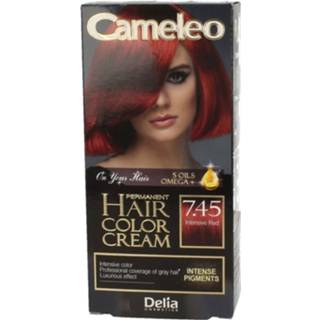 👉 Haar kleuring verzorgingsproducten gezondheid rood Cameleo Creme Permanente Haarkleuring 7.45 Intensief 5060061200509