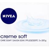 👉 Hand zeep gezondheid verzorgingsproducten Nivea Creme Soft Handzeep 3x100gr 4005808133017