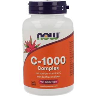 👉 Gezondheid vitamine NOW C-1000 Complex Tabletten 90st
