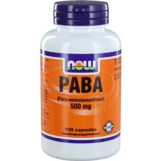 👉 Gezondheid gezondheidsproducten NOW Paba 500mg Capsules 100st 733739102195