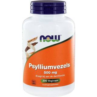 👉 Gezondheid vitamine NOW Psylliumvezels 500mg Capsules 200st 733739101075