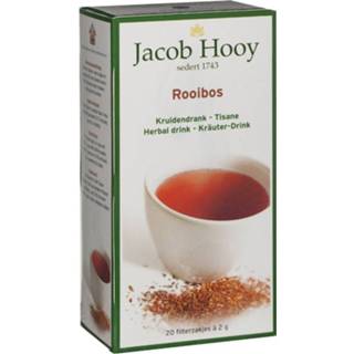 👉 Theezakje eten Jacob Hooy Rooibos Theezakjes 20st 8712053352280