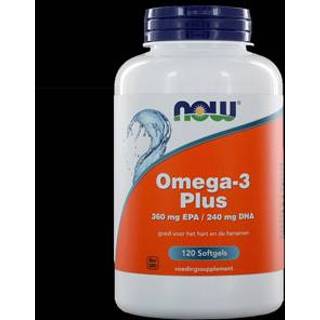 👉 Gezondheid vitamine Now Omega 3 Plus EPA DHA Softgel 120st 733739147325