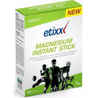 👉 Magnesium gezondheid sport Etixx Health Instant Sticks 30st 5414963021586