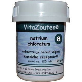👉 Homeopathische middelen gezondheid Vita Reform Vitazouten Nr. 8 Natrium Chloratum Muriaticum 120st 8718885281088