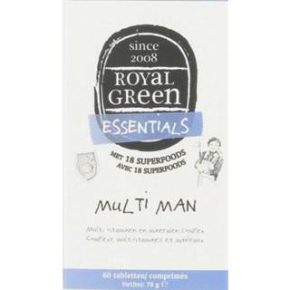 👉 Gezondheid vitamine mannen Royal Green Multi Man Tabletten 60st 8710267781568