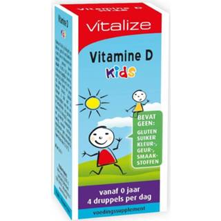 Vitamine gezondheid kinderen Vitalize D Kids 25ml 8717344371711