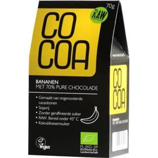 👉 Eten Cocoa Bananen Pure 70% Chocolade RAW 5902768064292