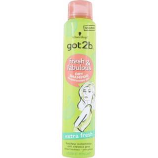 👉 Droog shampoo verzorgingsproducten gezondheid Schwarzkopf Got2b Droogshampoo Extra Fresh 3178041321297