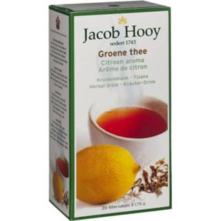 Groene thee eten Jacob Hooy Met Lemon 8712053352518
