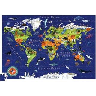 👉 Active Crocodile creek puzzel&poster - wereld (200st)